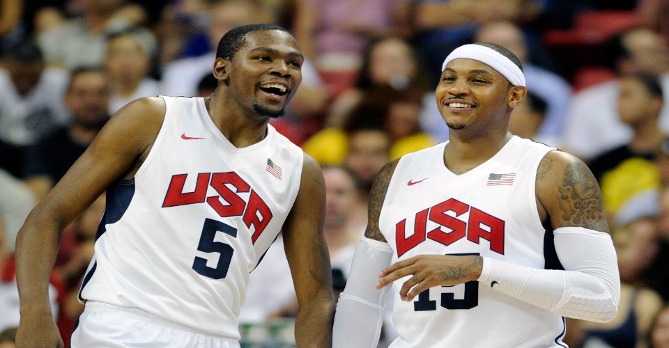 kevin durant carmelo anthony